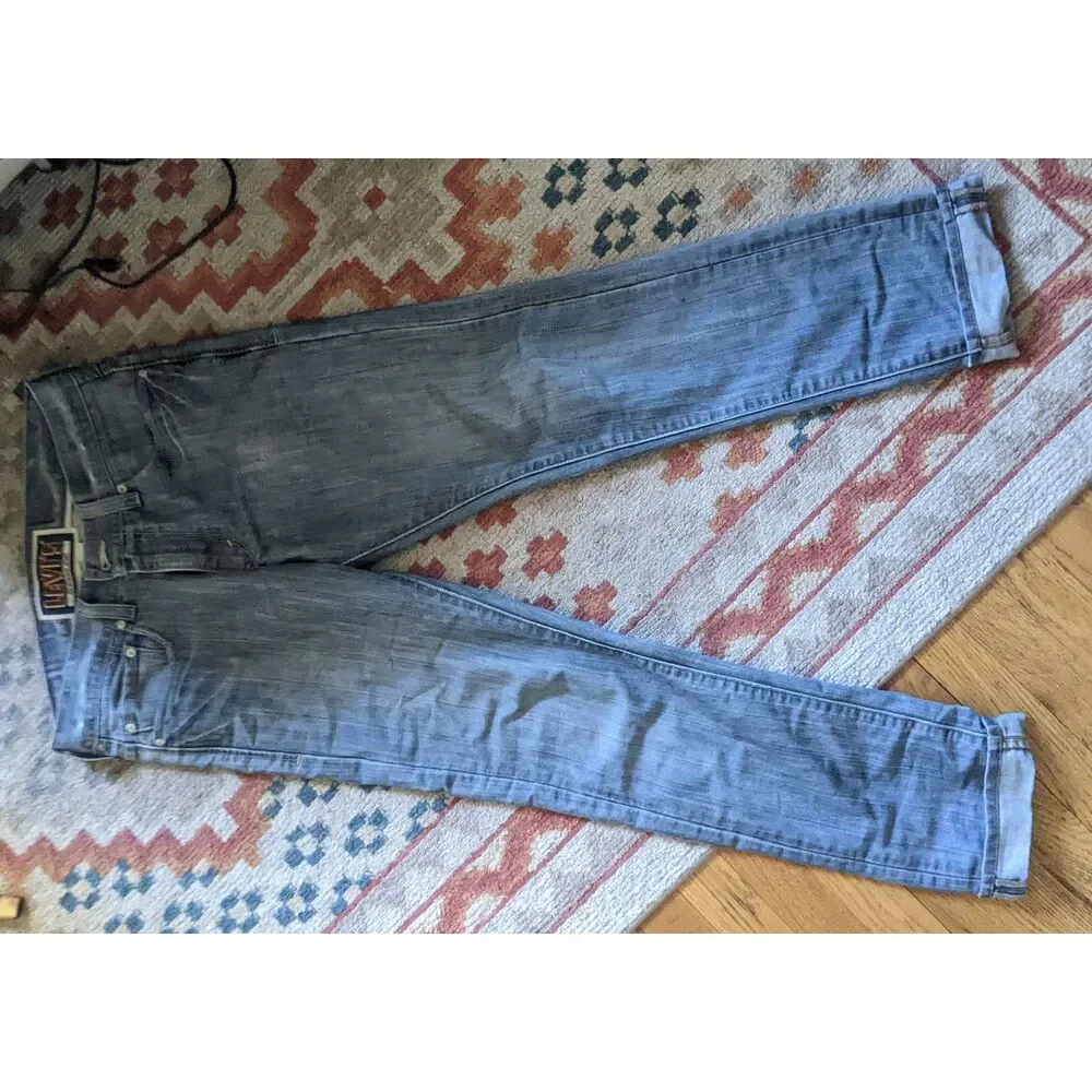 Levi's 511 skinny 34x32 men's medium NOTE distressed seat / gusset